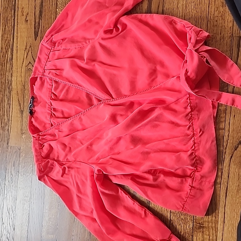 100% tencel wrap shirt